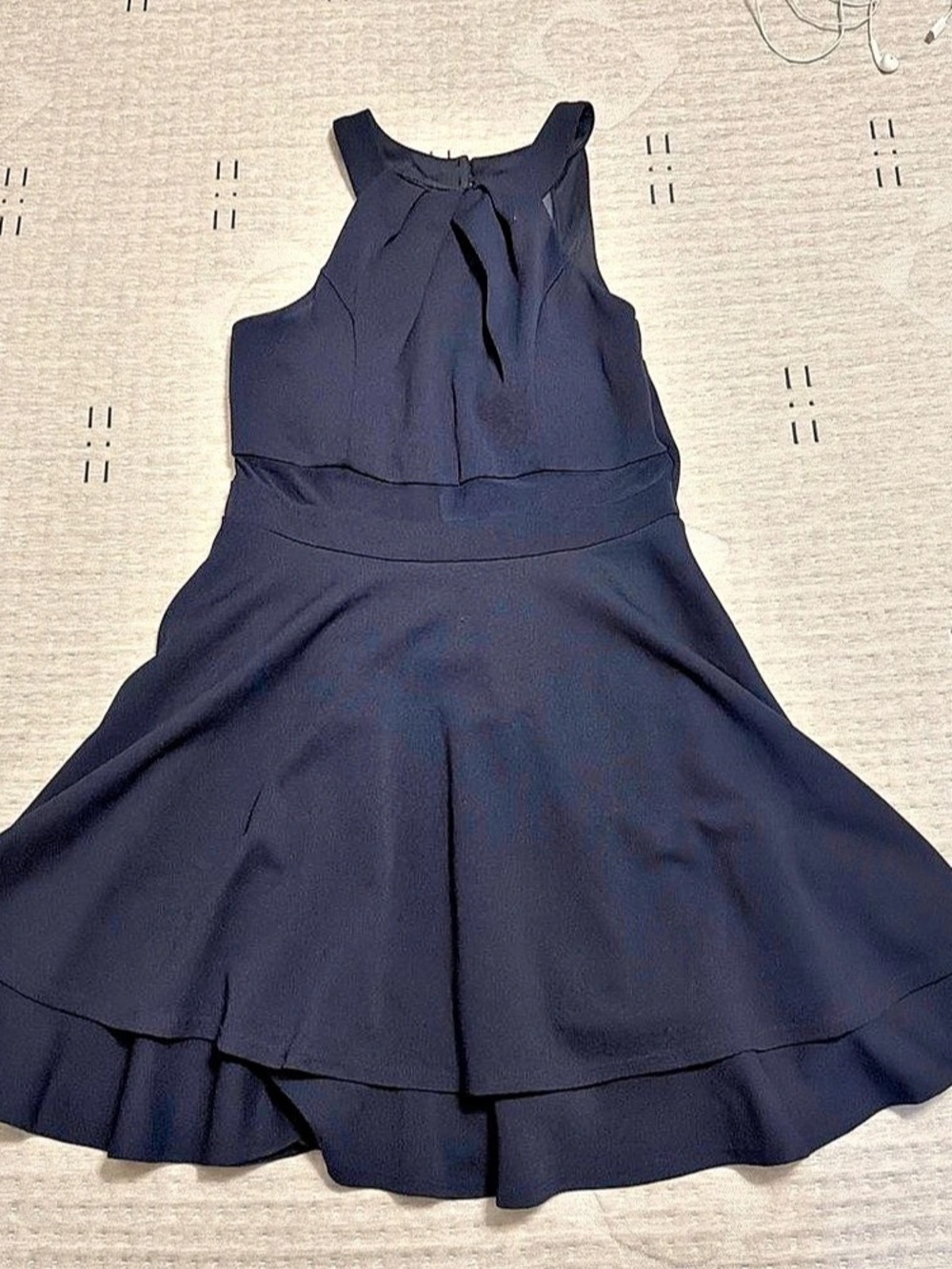 Honey and Rosie Navy Blue Mini Dress Size Large Like New